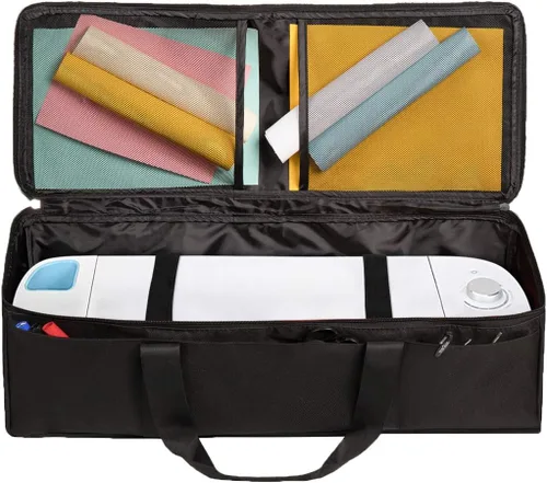 Vista 3 de YELAIYEHAO Bolsa de transporte compatible con Cricut Explore Air y Maker, bolsa impermeable compatible con Cricut Explore Air y suministros