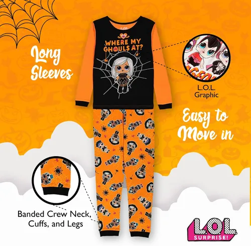 Vista 4 de L.O.L. Surprise! Girls' Big Halloween Pajama Set
