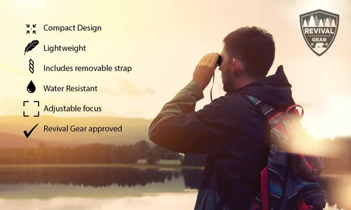 Vista 7 de E Tronic Edge Prismáticos para adultos – Profesional para la observación de aves, caza, senderismo y viajes – Compacto para hombres y mujeres