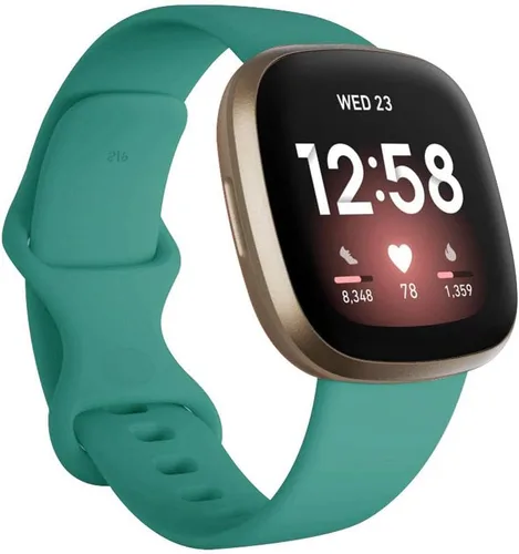Vista 23 de Seleek Bandas de Repuesto Compatibles con Fitbit Versa 3 / Versa 4 / Sense/Sense 2, Pulseras Accesorios Clásicos de Silicona Ajustables Correas