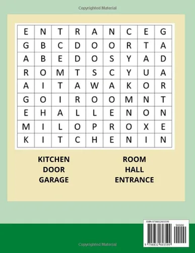 Vista 2 de Sopa de Letras para Niños en Ingles (entre 6-10 años) 50 Juegos para Aprender Ingles y Vocabulario Basico para Niños de 6 a 10 años con Soluciones