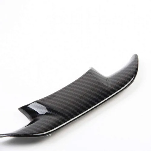 Vista 6 de Cubierta de volante con aspecto de fibra de carbono, accesorios para Chevrolet Corvette C7 2014 2015 2016 2017 2018 (pequeño)