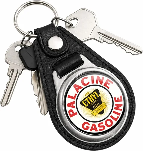 Vista 113 de Brotherhood Round Key Chain for Vintage Motor Oil, Petroleum, and