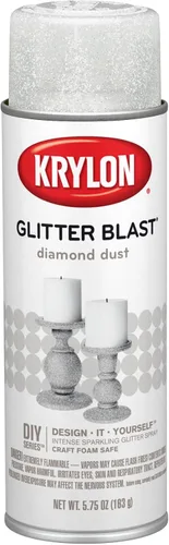 Vista 10 de Krylon K03806A00 Glitter Blast Pintura en aerosol con diamantina para proyectos de manualidades, Rojo Bomba de Cereza, 5.75 oz