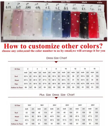 Vista 7 de Vestidos de fiesta de tul estrellado brillante para mujer, vestidos de noche con mangas abombadas, vestido de fiesta formal con bolsillos
