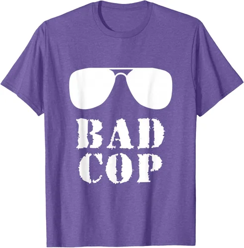 Vista 11 de Bad Cop Funny Police - Camiseta a juego para padre e hijo, Negro, S
