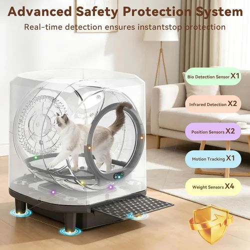 Vista 6 de Self Cleaning Litter Box for Large Cats & Multiple Cats