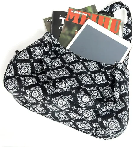 Vista 8 de Bolsa de hombro con algodón acolchado