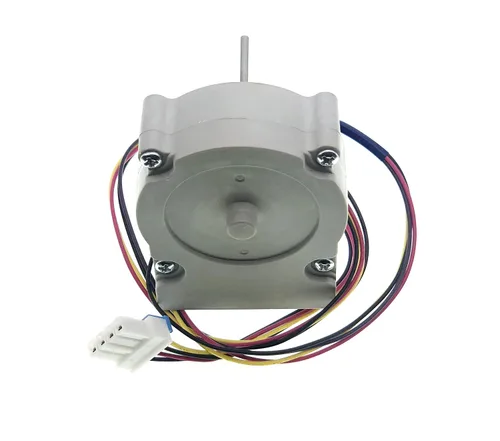 Vista 4 de EAU63923601 ODM-001F-4A Motor del ventilador del condensador del refrigerador Motor DC apto para refrigerador LG Haier, reemplaza AP6317195