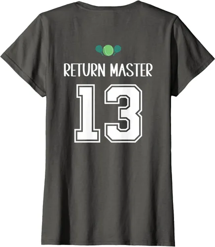 Vista 8 de Camiseta divertida del grupo de tenis de pádel para el equipo de pádel