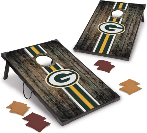 Vista 22 de Wild Sports - Set Deluxe para Jugar Cornhole con Tablero de MDF de 2 x 3 Pies - Incluye Esquinas y Delantales