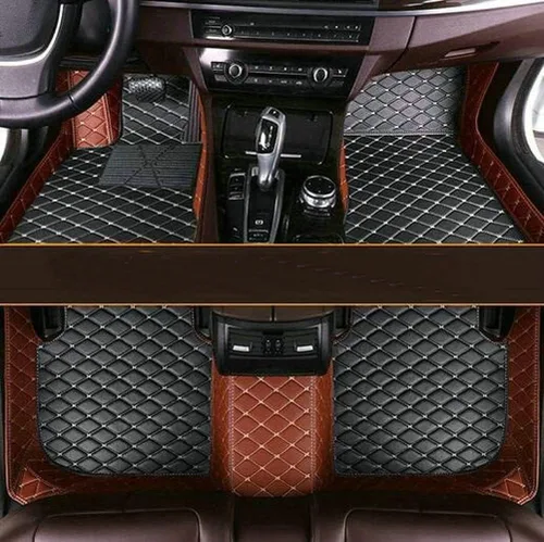 Vista 25 de Alfombrillas de cuero de lujo personalizadas para todo tipo de clima, para el 99 % de los sedán, SUV, automóvil deportivo, para hombres y mujeres