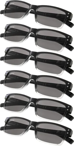 Vista 15 de Gafas de lectura, paquete de 5 bisagras de resorte para mujeres y hombres, incluye 3 negras 2 tortugas +0.00