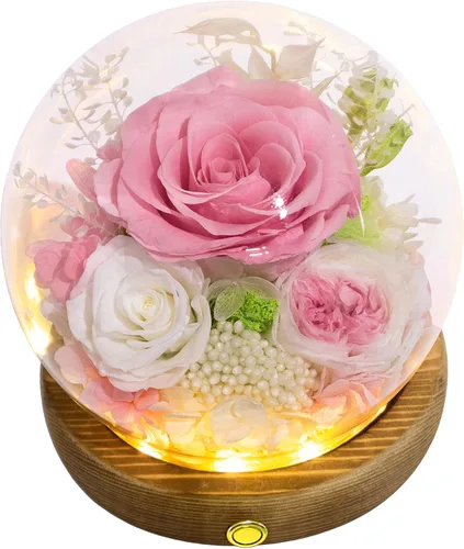 Vista 17 de Valley of Rain & Forest Flores reales de larga duración, regalo floral único para que envíes amor para todas las ocasiones, para decoración de Rosa