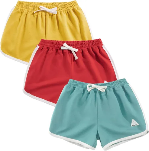Vista 38 de Rolanko Pantalones cortos activos de delfín para niñas, paquete de 3 unidades, ciclismo, correr, verano, playa, atletismo, deportes, 4-14 años