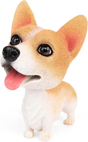 Vista 17 de Bobble Head - Perros para tablero de instrumentos de automóvil, lindas cabezas temblorosas, decoración de automóvil para cachorros (Chihuahua)