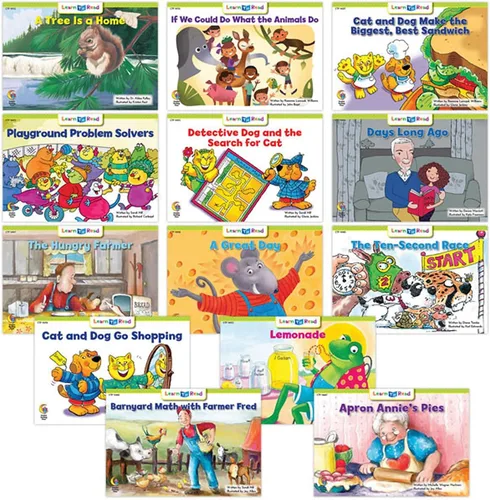 Vista 5 de Enseñanza Creativa Aprender a Leer Paquete Variedad 5 Lectura Guiada Nivel C-D