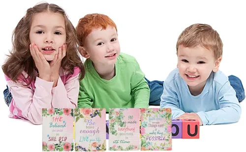 Vista 7 de YYaaloa 8 cuadernos de bolsillo inspiradores florales, cuadernos pequeños a granel para fiestas, oficina, hogar, compañeros de trabajo, suministros