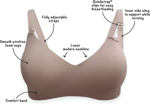 Vista 8 de Playtex Mujer Maternidad y Lactancia Pure Comfort Shaping Foam Wirefree US3015