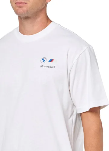 Vista 70 de PUMA Camiseta con logotipo BMW M Motorsport Essentials para hombre