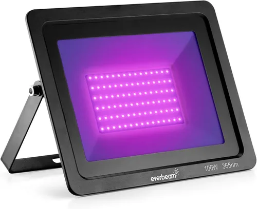 Vista 8 de Everbeam Luz Negra LED UV de 365nm 50W - Bombillas LED de Alto Rendimiento, Impermeable IP66 - Iluminación de Inundación Ultravioleta para Acuario