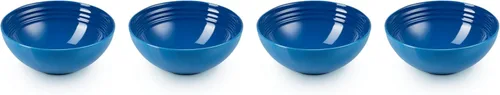 Vista 11 de Le Creuset Juego de 4 cuencos de sopa de gres, 22 onzas (6.25") cada uno, blanco
