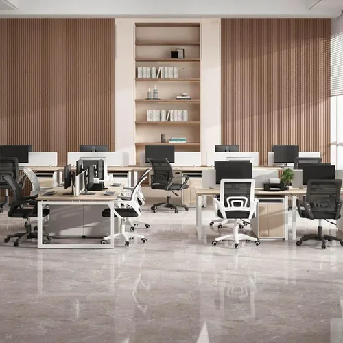 Vista 6 de Ergonomic Office Chair with Back Support, Extended Armrest Design Comfy Desk Chairs with Thickened Cushion and Stable Chassis, Comfortable Fit to