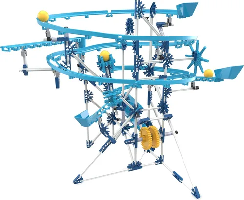 Vista 4 de K'NEX - Pista de Canicas con Motor, 504 Piezas, Construcción STEM, Set de Construcción para Niños, Edades 8+