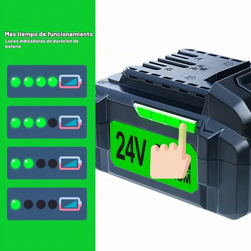 Vista 6 de DTK Reemplazo de batería para batería Flex 24V 5Ah FX0331-1 2 paquetes