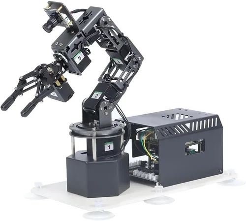 Vista 18 de Yahboom 6DOF Robotic Arm for RaspberryPi 5 ROS2 AI Vision Ver Without Pi5