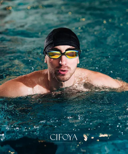 Vista 5 de Paquete de 3 gafas de natación sin fugas, antiniebla, UV, para adultos, hombres, mujeres y jóvenes