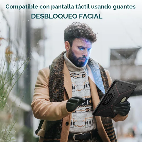 Vista 7 de HOTWAV R9 Pro 2025 Tableta Resistente Android 14-2K de 11 Pulgadas 20080mAh Impermeable, Tablets para Exteriores 20GB+256GB/2TB SD, Cámara 64MP+16MP