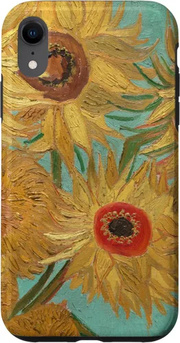 Vista 23 de Vincent van Gogh - Carcasa para iPhone XS, diseño de girasoles
