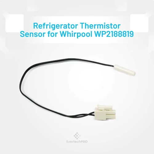 Vista 3 de EvertechPRO 2188819 Reemplazo del termistor para el refrigerador Whirlpool 1057763 2216113 AH968736 EA968736