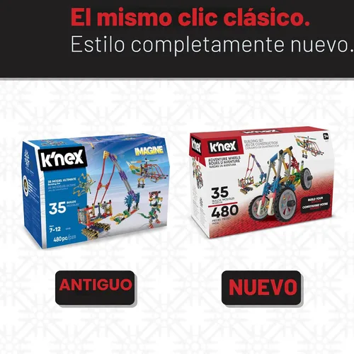 Vista 9 de K'NEX Juego de construcción de 35 modelos - 480 piezas - Para mayores de 7 años de juguete educativo de construcción (exclusivo de Amazon)