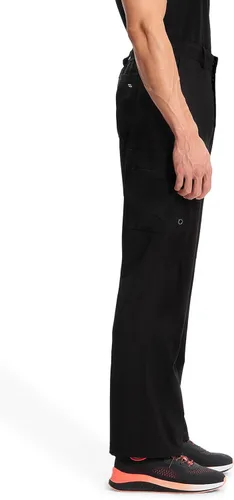 Vista 5 de Cherokee Infinity Hombre Scrubs Pantalón Fly Front CK200A Negro