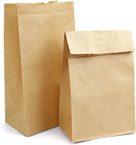 Vista 9 de Kslong Pequeñas bolsas de papel blanco, 50 mini bolsas de papel para regalos de fiesta, bolsa de almuerzo de papel a granel para sándwich, palomitas