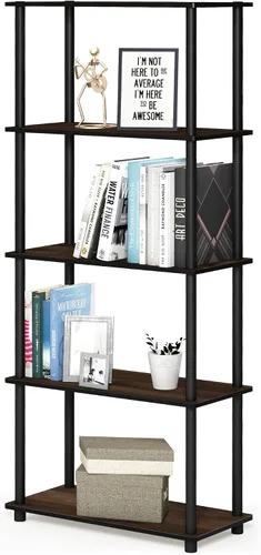 Vista 26 de Furinno Turn-N-Tube Organizador de encimera de cocina, estante organizador de encimera de esquina de 2 niveles, estante esquinero, para cocina