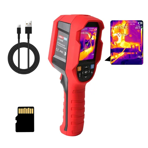 Vista 8 de UNI-T Cámara de imágenes térmicas recargable 10800 píxeles 120x90 resolución IR cámara infrarroja imagen térmica 3 paletas de color -4~752℉/-20~400℃