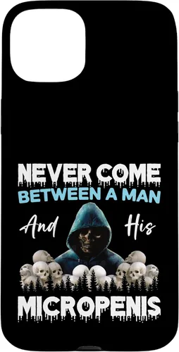 Vista 9 de Funda divertida para iPhone 16 Man and Micropenis Cringe Weird Stupid Meme