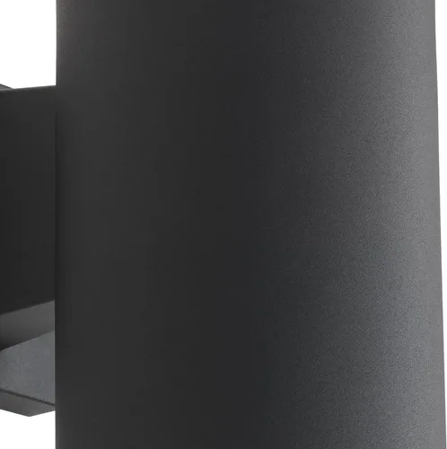 Vista 5 de Cylinder Collection - Farol de pared moderno para exteriores, 5 pulgadas, color negro