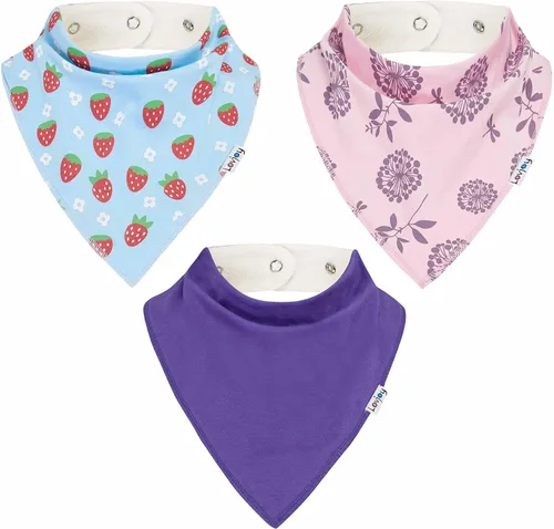 Vista 13 de Lovjoy Baberos tipo bandana grandes – Baberos para necesidades especiales – Para niños mayores, jóvenes y adultos – Práctico, absorbente y elegante