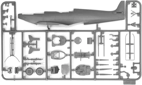 Vista 4 de ICM Modelos Spitfire Mk.VII Kit de construcción