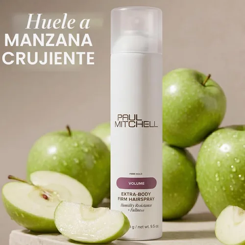 Vista 7 de Paul Mitchell Spray de acabado firme extra corporal, sujeción extrema, laca para el cabello de volumen máximo, 9.5 onzas.