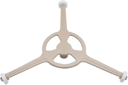 Vista 3 de Anillo giratorio de triple brazo para microondas, anillo giratorio, bandeja de soporte para placa de vidrio de 10.0 pulgadas para horno