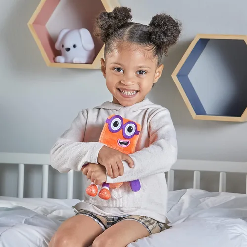 Vista 7 de hand2mind Numberblocks One & Two Playful Pals, juguetes de figuras de peluche, números para niños pequeños, juguetes de aprendizaje de matemáticas