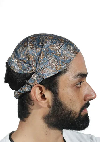 Vista 4 de SARJANA HANDICRAFTS Lote 10 piezas para mujer, banda de seda estampada para el cabello (surtido))