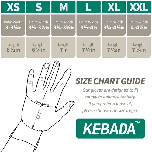 Vista 6 de Kebada Guantes de trabajo de seguridad, paquete de 120 pares a granel, pantalla táctil, revestimiento de poliuretano, ideales para almacén, Negro