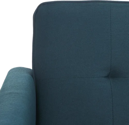 Vista 4 de Safavieh Home Bushwick - Sofá cama convertible plegable gris y marrón de 82.7 pulgadas