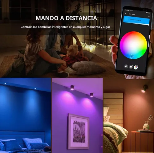 Vista 5 de Zigbee - Bombillas LED inteligentes GU10, compatibles con Alexa